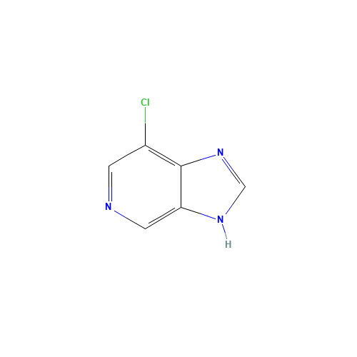 7-Chloro-imidazo[4,5-c]pyridine (CAS: 5975-13-3) - Chemical Structure and Molecular Formula 