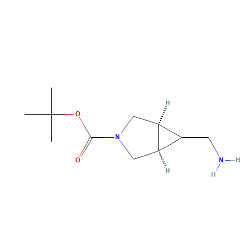tert-Butyl (1R,5S)-6-(aminomethyl)-3-azabicyclo[3.1.0]-hexane-3-carboxylate (CAS: 893566-16-0) - Related Chemical Product
