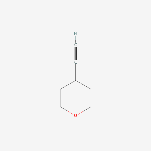 4-Ethynyltetrahydro-2H-pyran (CAS: 1202245-65-5) - Chemical Structure and Molecular Formula 