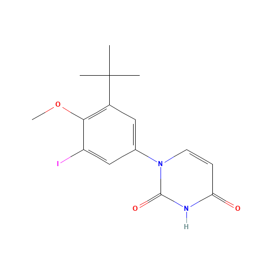 1-(3-tert-Butyl-5-iodo-4-methoxyphenyl)-pyrimidine-2,4(1H,3H)-dione (CAS: 1132940-53-4) - Related Chemical Product