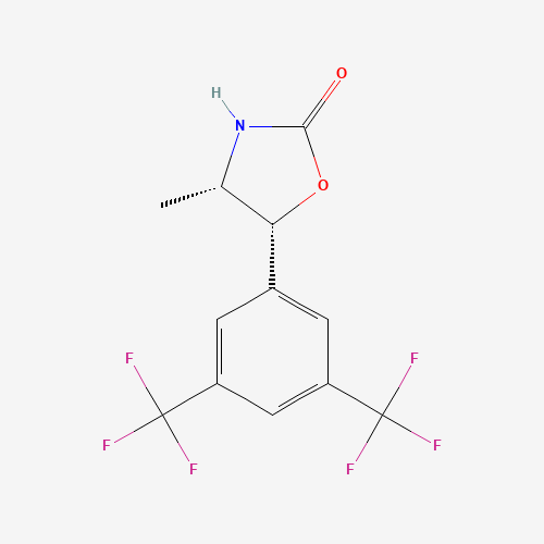 (4S,5R)-5-[3,5-Bis(trifluoromethyl)phenyl]-4-methyl-1,3-oxazolidin-2-one (CAS: 875444-08-9) - Related Chemical Product
