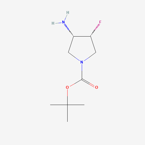 tert-Butyl (3R,4S)-3-amino-4-fluoro-pyrrolidine-1-carboxylate (CAS: 1174020-30-4) - Related Chemical Product