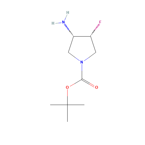 tert-Butyl (3R,4S)-3-amino-4-fluoro-pyrrolidine-1-carboxylate (CAS: 1174020-30-4) - Related Chemical Product