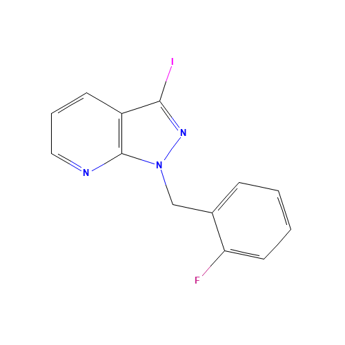 1-(2-Fluorobenzyl)-3-iodo-1H-pyrazolo[3,4-b]pyridine (CAS: 1313738-72-5) - Related Chemical Product