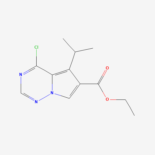 Ethyl 4-chloro-5-isopropylpyrrolo[2,1-f][1,2,4]triazine-6-carboxylate (CAS: 658084-80-1) - Related Chemical Product