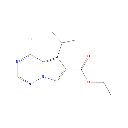 Ethyl 4-chloro-5-isopropylpyrrolo[2,1-f][1,2,4]triazine-6-carboxylate (CAS: 658084-80-1) - Related Chemical Product