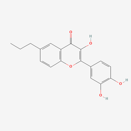 2-(3,4-Dihydroxyphenyl)-3-hydroxy-6-propyl-4H-chromen-4-one (CAS: 1313738-79-2) - Related Chemical Product