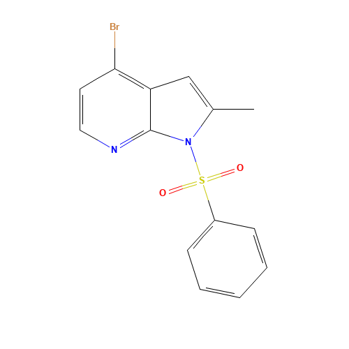 4-Bromo-2-methyl-1-(phenylsulfonyl)-1H-pyrrolo[2,3-b]pyridine (CAS: 1014613-05-8) - Related Chemical Product