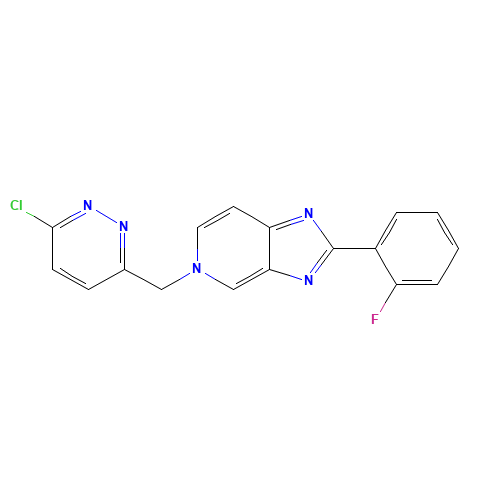 5-((6-Chloropyridazin-3-yl)methyl)-2-(2-fluorophenyl)-5H-imidazo[4,5-c]pyridine (CAS: 1000787-76-7) - Related Chemical Product