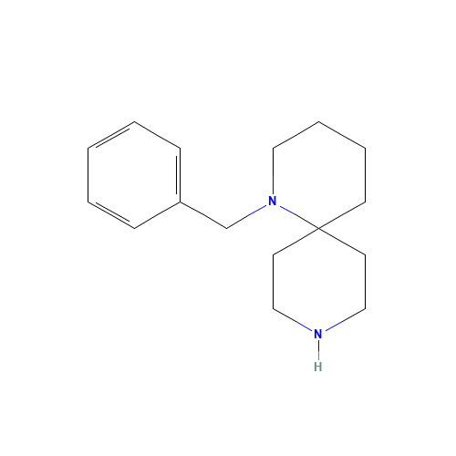 1-Benzyl-1,9-diazaspiro[5.5]undecane (CAS: 1100748-68-2) - Chemical Structure and Molecular Formula 