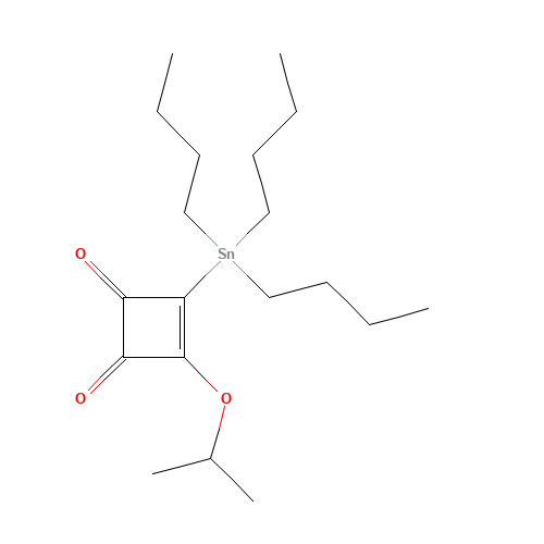 3-Isopropoxy-4-(tributylstannyl)-1,2-cyclobutenedione (CAS: 129034-70-4) - Related Chemical Product