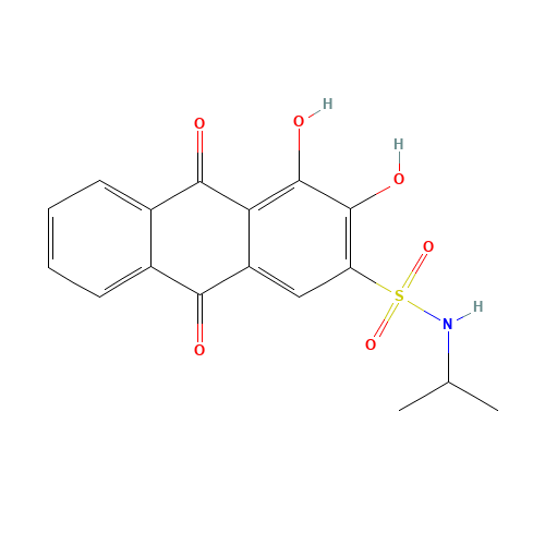3,4-Dihydroxy-N-isopropyl-9,10-dioxo-9,10-dihydroanthracene-2-sulfonamide (CAS: 1313738-85-0) - Related Chemical Product