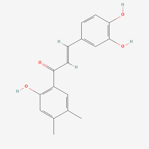 (E)-3-(3,4-Dihydroxyphenyl)-1-(2-hydroxy-4,5-dimethylphenyl)prop-2-en-1-one (CAS: 1313738-88-3) - Related Chemical Product