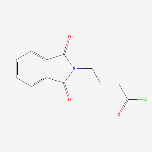 1-(2-Phthalimidobutyryl)chloride (CAS: 10314-06-4) - Chemical Structure and Molecular Formula 