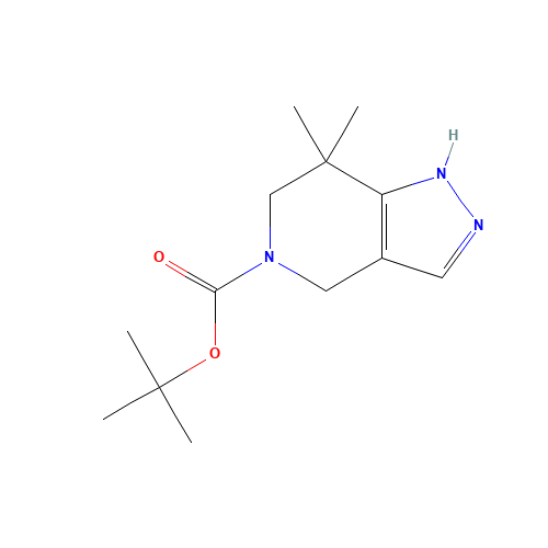 tert-Butyl 7,7-dimethyl-6,7-dihydro-1H-pyrazolo-[4,3-c]pyridine-5(4H)-carboxylate (CAS: 635712-88-8) - Related Chemical Product