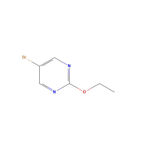 5-Bromo-2-ethoxypyrimidine (CAS: 17758-11-1) - Chemical Structure and Molecular Formula 