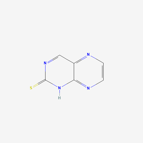 Pteridine-2-thiol (CAS: 16878-76-5) - Chemical Structure and Molecular Formula 