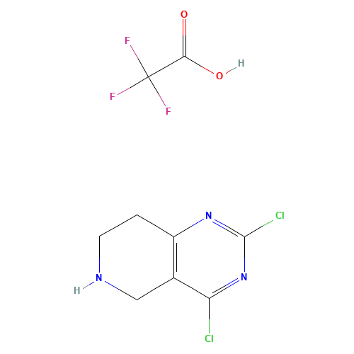2,4-Dichloro-5,6,7,8-tetrahydropyrido[4,3-d]pyrimidine trifluoroacetate (CAS: 1172930-59-4) - Related Chemical Product