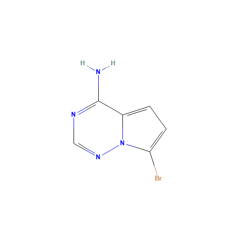 4-Amino-7-bromo-pyrrolo[2,1-f][1,2,4]triazine (CAS: 937046-98-5) - Related Chemical Product