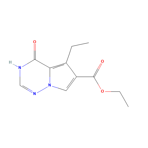 Ethyl 5-ethyl-4-hydroxypyrrolo[1,2-f][1,2,4]triazine-6-carboxylate (CAS: 310436-60-3) - Related Chemical Product