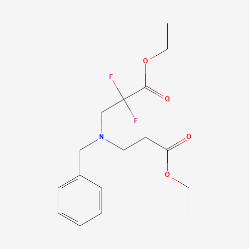 Ethyl 3-(benzyl(3-ethoxy-3-oxopropyl)-amino)-2,2-difluoropropanoate (CAS: 851314-55-1) - Related Chemical Product