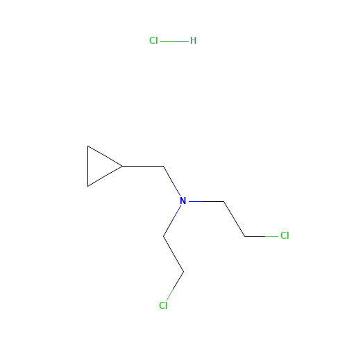 2-Chloro-N-(2-chloroethyl)-N-(cyclopropylmethyl)-ethanamine hydrochloride (CAS: 90202-51-0) - Related Chemical Product