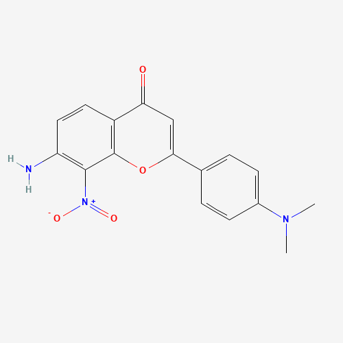 7-Amino-2-(4-(dimethylamino)phenyl)-8-nitro-4H-chromen-4-one (CAS: 1258637-96-5) - Related Chemical Product