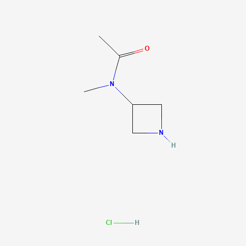 N-(Azetidin-3-yl)-N-methylacetamide hydrochloride (CAS: 935668-15-8) - Chemical Structure and Molecular Formula 