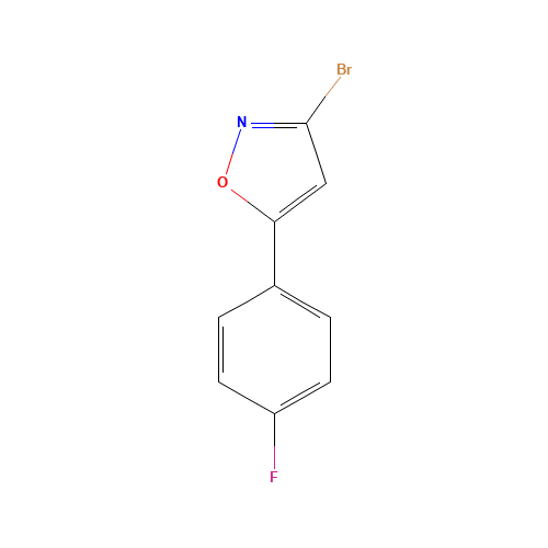 3-Bromo-5-(4-fluorophenyl)isoxazole (CAS: 903130-97-2) - Related Chemical Product