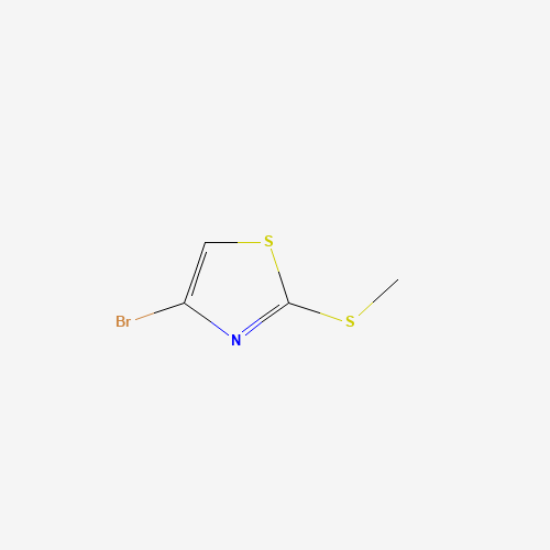 4-Bromo-2-(thiomethyl)thiazole (CAS: 204513-62-2) - Chemical Structure and Molecular Formula 