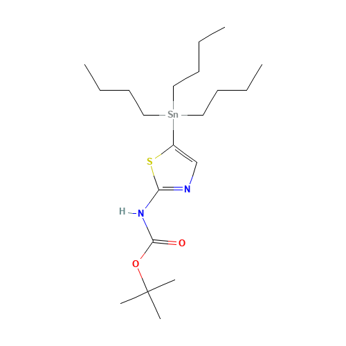 2-(N-Boc)-5-(tributylstannyl)thiazole (CAS: 243972-26-1) - Related Chemical Product