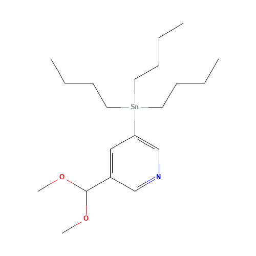 3-Formyl-5-(tributylstannyl)-pyridine dimethylacetal (CAS: 1264193-67-0) - Related Chemical Product