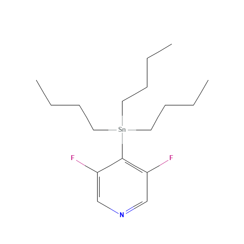 3,5-Difluoro-4-(tributylstannyl)pyridine (CAS: 765916-82-3) - Related Chemical Product