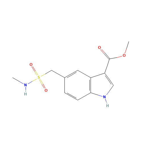 5-Methylsulfamoylmethyl-1H-indole-3-carboxylic acid methyl ester (CAS: 934236-31-4) - Related Chemical Product