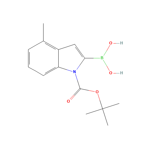 N-(tert-Butoxycarbonyl)-4-methylindole-2-boronic acid (CAS: 352359-21-8) - Related Chemical Product
