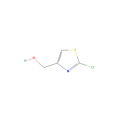 2-Chloro-4-(hydroxymethyl)thiazole (CAS: 5198-85-6) - Chemical Structure and Molecular Formula 