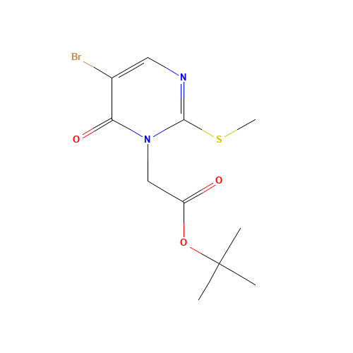 tert-Butyl 5-bromo-2-(methylthio)-6-oxopyrimidine-1-acetate (CAS: 308276-66-6) - Related Chemical Product