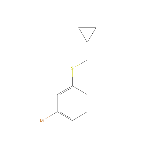 1-Bromo-3-(cyclopropylmethyl)thiobenzene (CAS: 1000576-47-5) - Related Chemical Product
