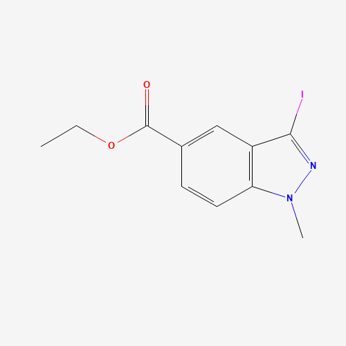 3-Iodo-1-methyl-1H-indazole-5-carboxylic acid ethyl ester (CAS: 1092351-68-2) - Related Chemical Product