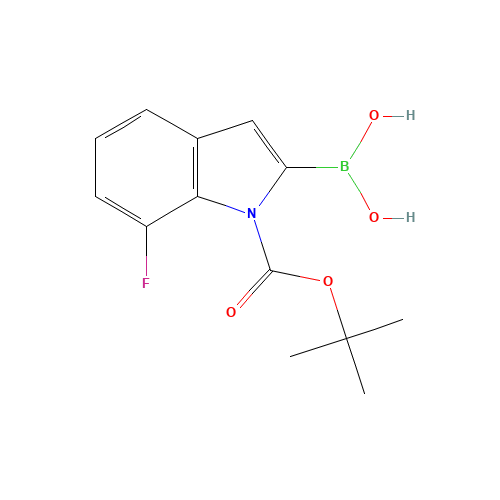 N-(Boc)-7-fluoroindole-2-boronic acid (CAS: 1000068-65-4) - Related Chemical Product