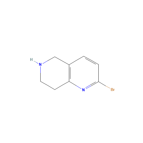 2-Bromo-5,6,7,8-tetrahydro-1,6-naphthyridine (CAS: 944709-52-8) - Related Chemical Product