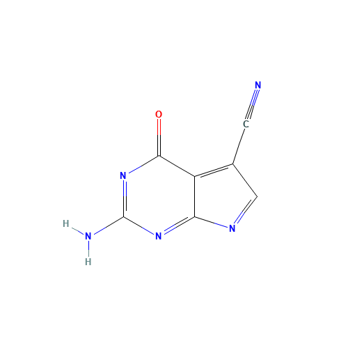 2-Amino-5-cyanopyrrolo[2,3-d]pyrimidine-4-one (CAS: 1000576-55-5) - Related Chemical Product