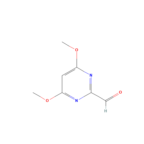 4,6-Dimethoxypyrimidine-2yl-carboxaldehyde (CAS: 125966-89-4) - Related Chemical Product