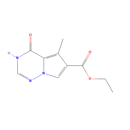 Ethyl 5-methyl-4-oxo-3,4-dihydropyrrolo-[1,2-f][1,2,4]triazine-6-carboxylate (CAS: 427878-70-4) - Related Chemical Product