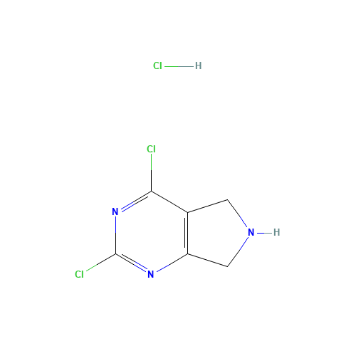 2,4-Dichloro-6,7-dihydro-5H-pyrrolo[3,4-d]pyrimidine hydrochloride (CAS: 1190927-74-2) - Related Chemical Product