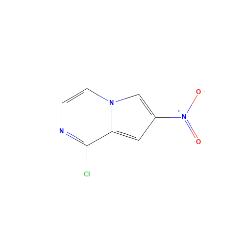 1-Chloro-7-nitro-1H-pyrrolo[1,2-a]pyrazine (CAS: 1053656-45-3) - Related Chemical Product