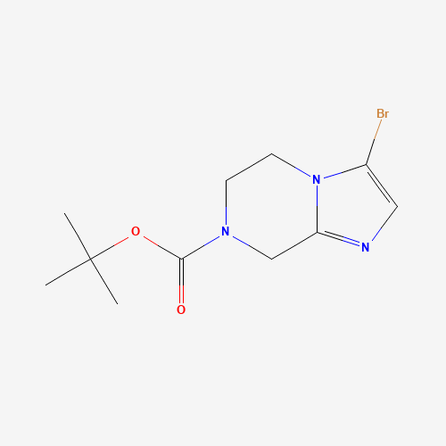 tert-Butyl 3-bromo-5,6-dihydroimidazo[1,2-a]pyrazine-7(8H)-carboxylate (CAS: 949922-61-6) - Related Chemical Product