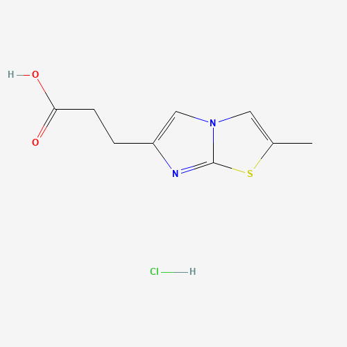 3-(2-Methylimidazo[2,1-b]thiazol-6-yl)propanoic acid hydrochloride (CAS: 1187830-75-6) - Related Chemical Product