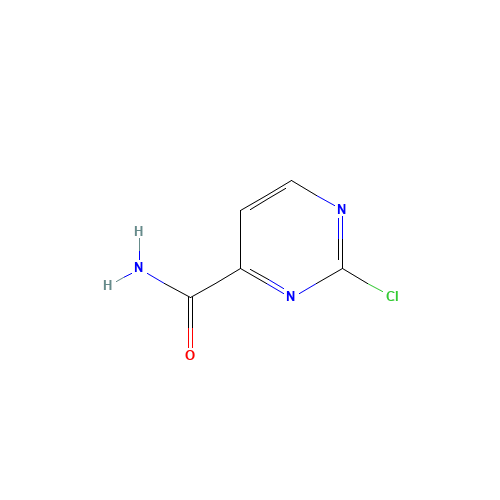 2-Chloropyrimidine-4-carboxamide (CAS: 22536-66-9) - Chemical Structure and Molecular Formula 