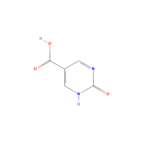 2-Hydroxypyrimidine-5-carboxylic acid (CAS: 38324-83-3) - Chemical Structure and Molecular Formula 